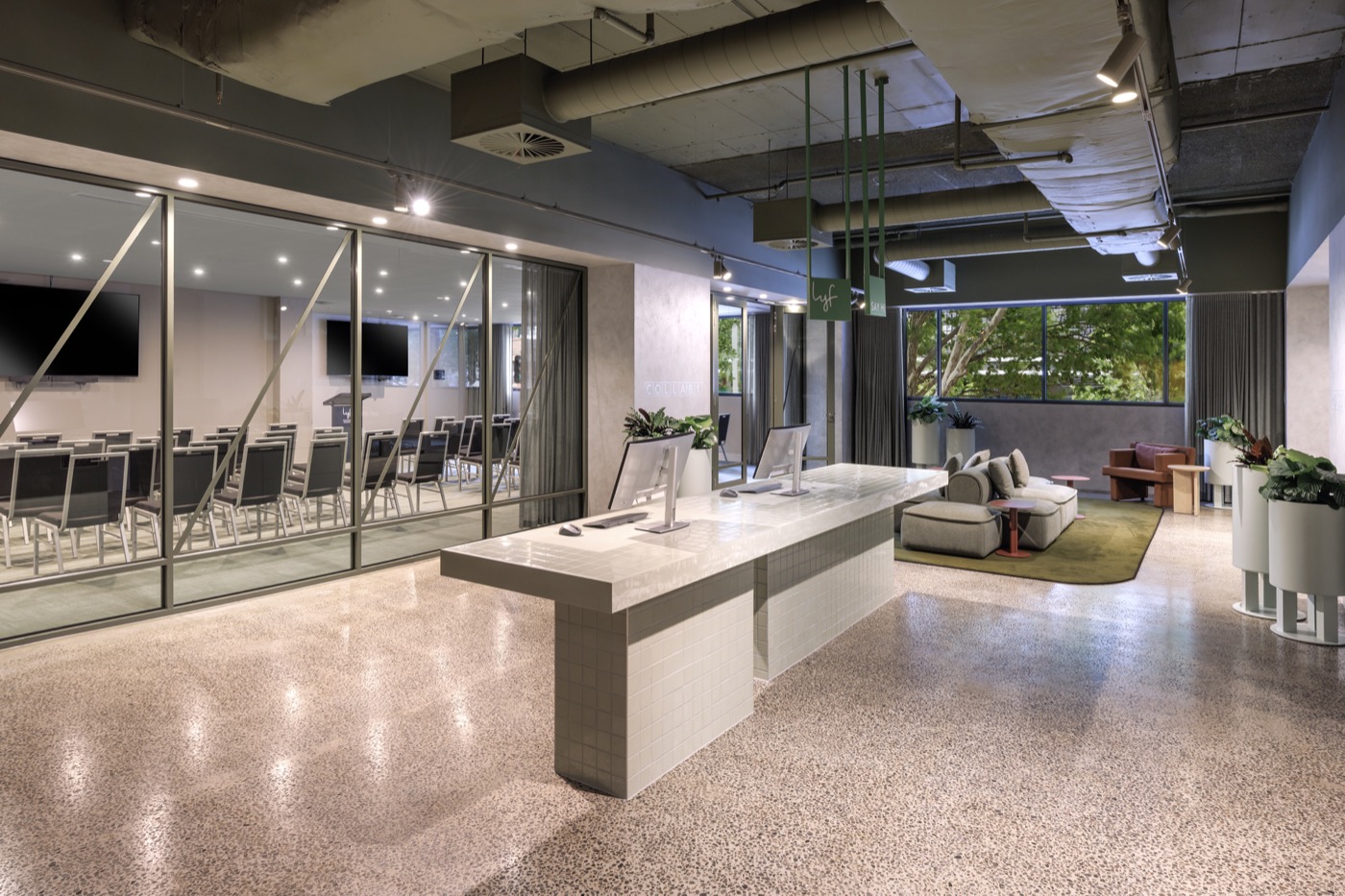 lyf on Elizabeth business centre and lounge, adjacent to Collab 1