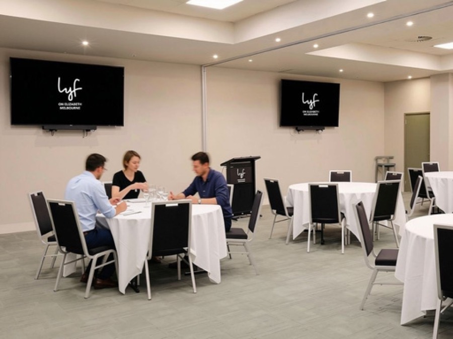 Collab 2 & 3 combined, set boardroom-style